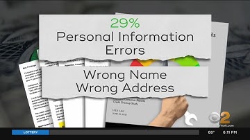 Errors Found On More Than 1/3 Of Credit Reports