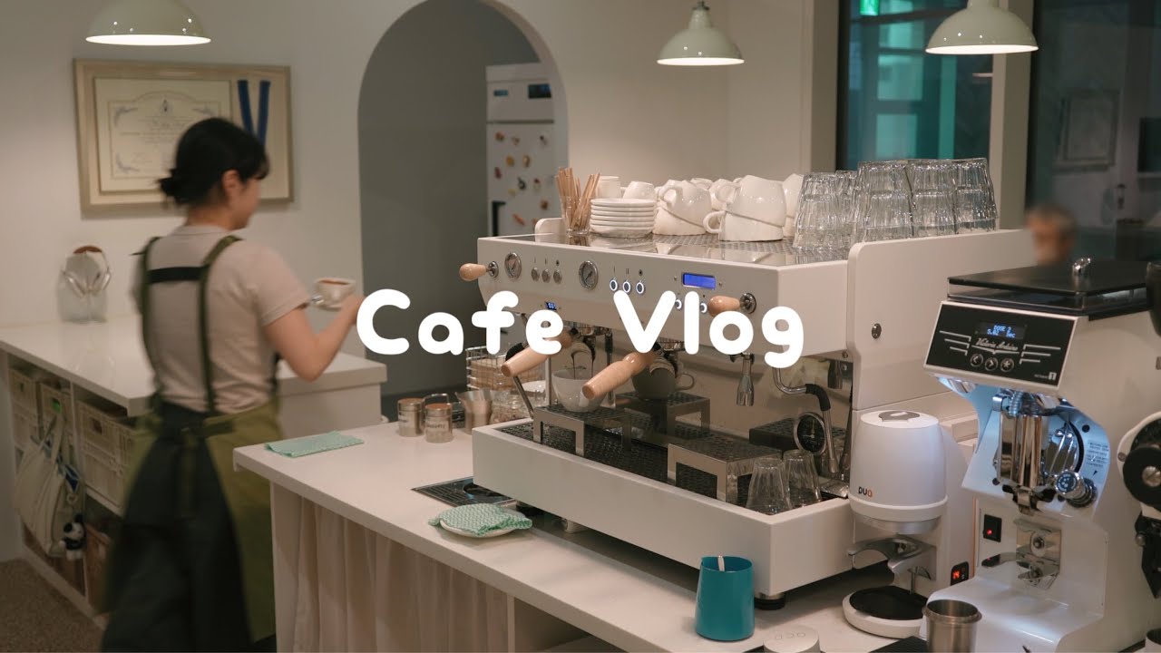 ⁣CAFE VLOG 👩🏻‍🍳 Working at a cafe is quite tough but happy | ASMR