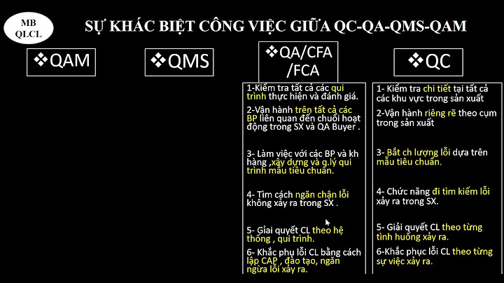 Nhân viên qa và qc là gì năm 2024