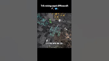 Ketika Lu Menggunakan Trik Mining Cepet Di Minecraft ⛏️