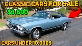 20 Flawless Classic Cars Under $10,000 Available on Craigslist Marketplace! Perfect Cars!