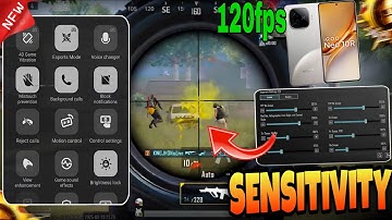 Best Sensitivity Settings for IQOO NEO 10R🔥 120fps Monster Mode ON 💛 #120fps 