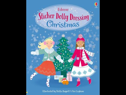 Usborne Sticker dolly dressing Christmas
