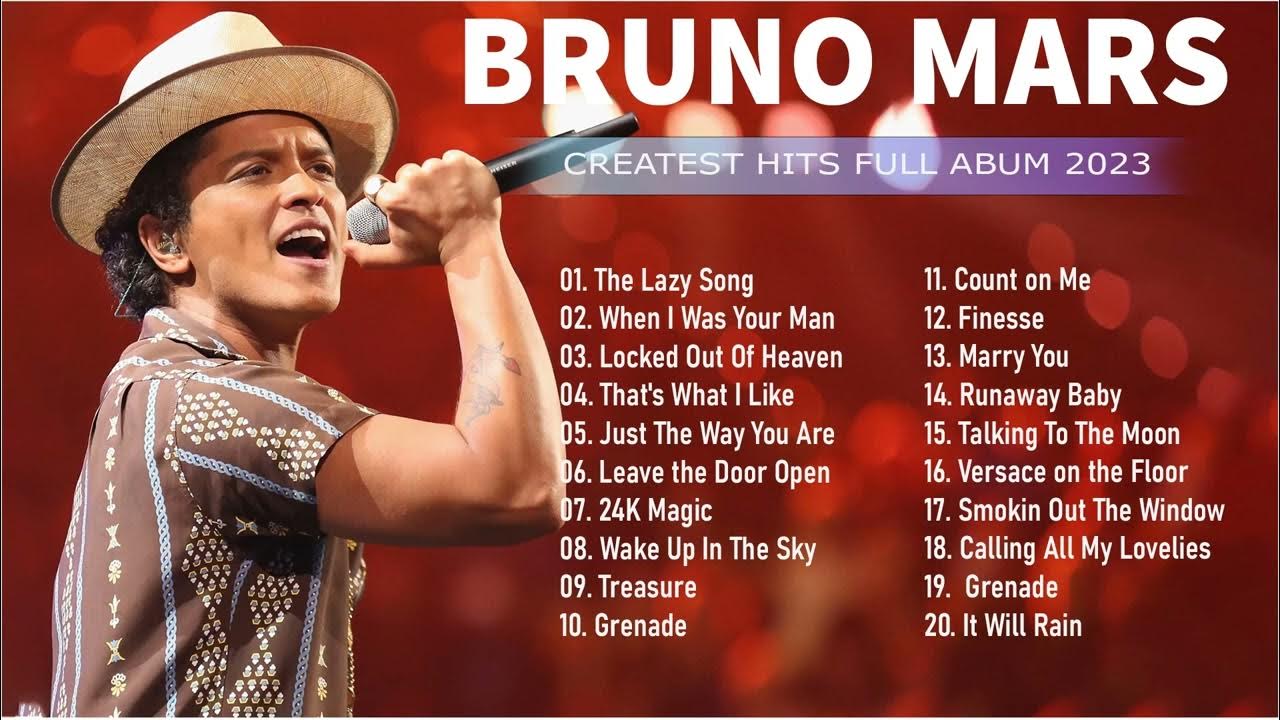 Bruno Mars Greatest Hits Full Album 2023 🎸 Bruno Mars Best Songs Playlist 2023 YouTube