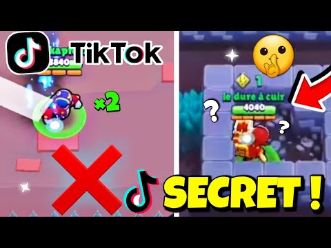 Je teste des TECHNIQUES TIKTOK SECRETES sur BRAWLSTARS...