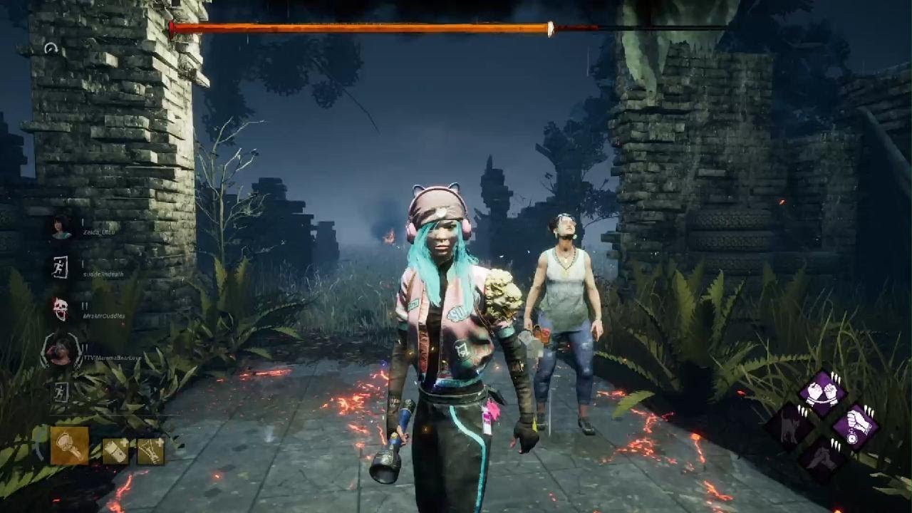 dbd 6th anniversary pov: your friend gets camped so you can have a mask