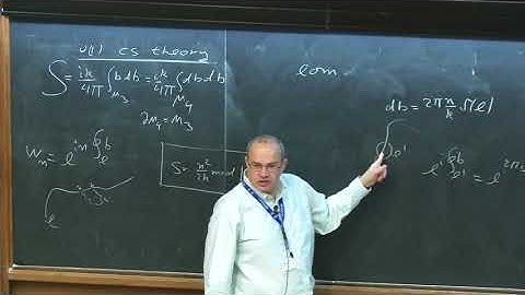 Continuum 2+1d QFT - Lecture 2