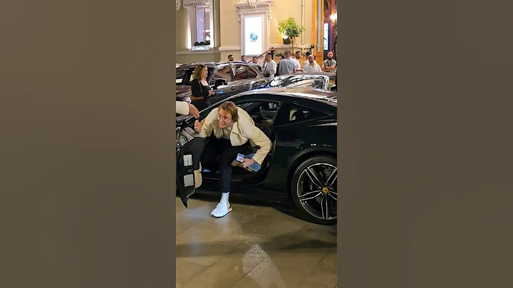 Rich people with Ferrari #monaco #billionaires #luxury #lifestyle #supercars #carspotting #shorts