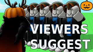 Robux Giveaway + Viewer Suggested Games