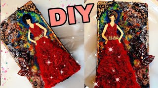 crafts roomdecor DIY Idea From Waste Cardboard|| Mixed Media Art|| How to make: