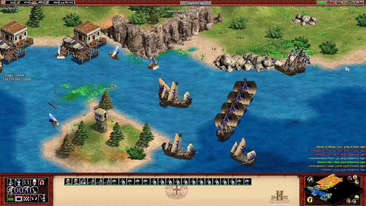 Age of Empires 2 HD - The Forgotten - Sforza 3 Speedrun ...