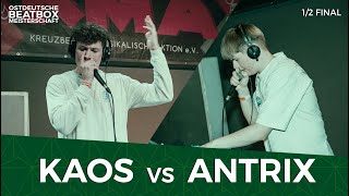 KAOS VS ANTRIX | Loop 1/2 Final | East German Beatbox Championship 2022