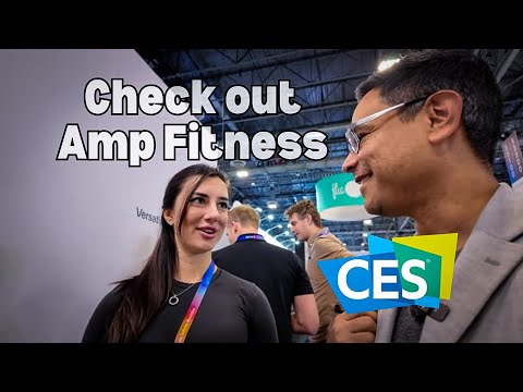 Amp Fitness Machine at home Body Workout CES 2025 - YouTube