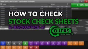 How to check Stock Check Sheets | BitPOS
