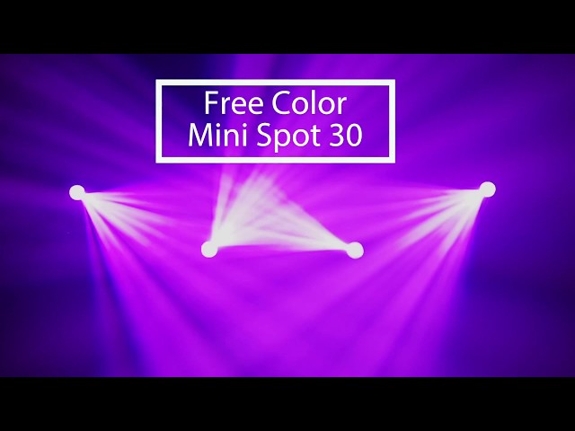 Светодиодная голова Free Color MINI SPOT 30