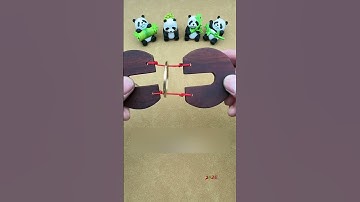 Logical thinking puzzle🤔 Can you remove the copper ring in just 3 seconds?