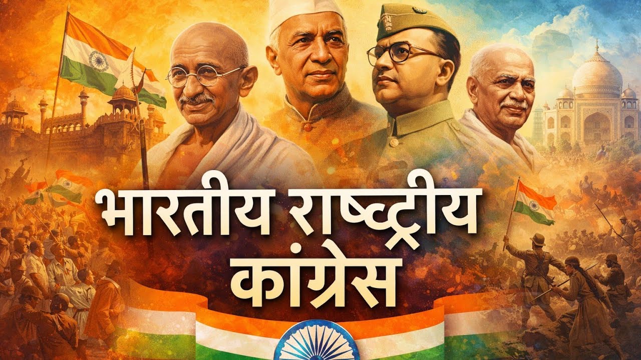 भारतीय राष्ट्रीय कांग्रेस का इतिहास/#indiancongress#indianhistory