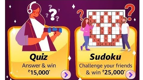 Amazon FunZone Sudoku | November Edition | Rs.25000 | Today Answers | Amazon Pay Balance | Answers