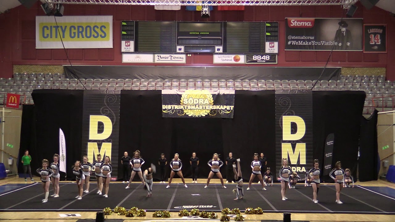 Cheerleading DM 2018, Kristianstad Starlight Cheer Golden Stars