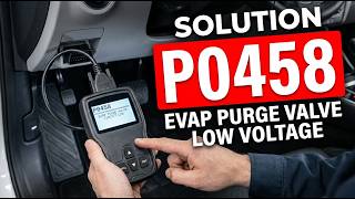 HOW TO FIX P0458 OBD 2 ERROR CODE - EVAP Purge Control Valve Low Voltage Diagnosis Wealth