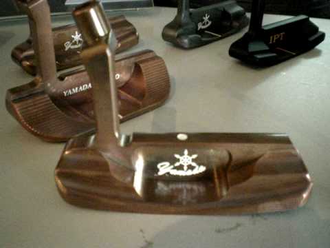 YAMADA Milled パター Yamada hand milled putter - YouTube