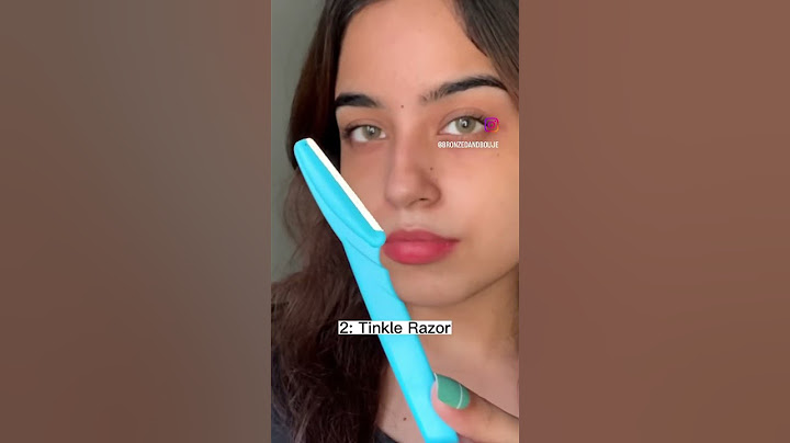 Try tinkle razor for face shaving 😍 10/10 recommended ❤️