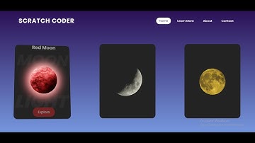 Responsive Parallax Website using Vanilla-tilt.js | Mousemove 3D Parallax Tilt Effect