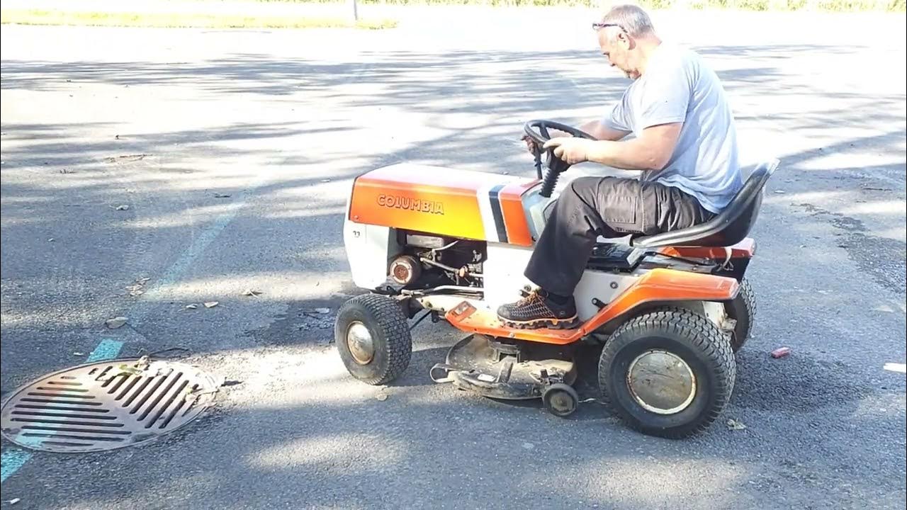 TRACTEUR À GAZON COLUMBIA YouTube