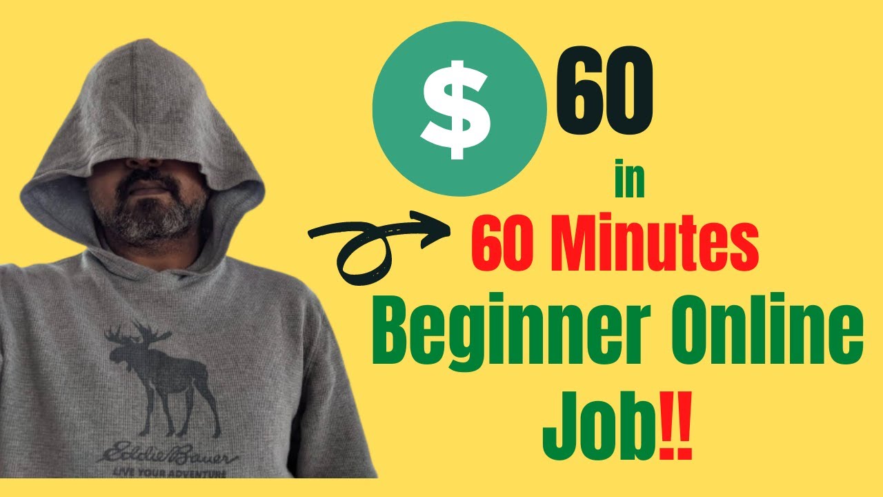 Earn $60 Every 60 Minutes From Day 1 | Make Money Online | Work From Home Jobs