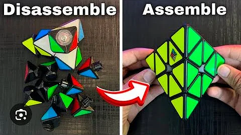 How to assemble peraminx Rubik's cube (easiest method)