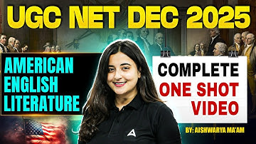 UGC NET English Literature | UGC NET English | American Literature For UGC NET Exam By Aishwarya Mam