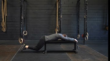 Flat Bench Reverse Hyperextension