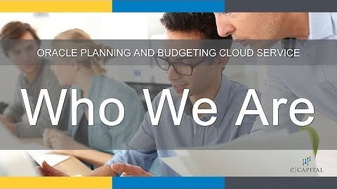 Who is eCapital Advisors? [Oracle PBCS Update - October 2018]