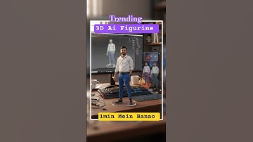 3D Action Figurine ai photo 🔥 🤯|Google Gemini Instagram Trending #shorts