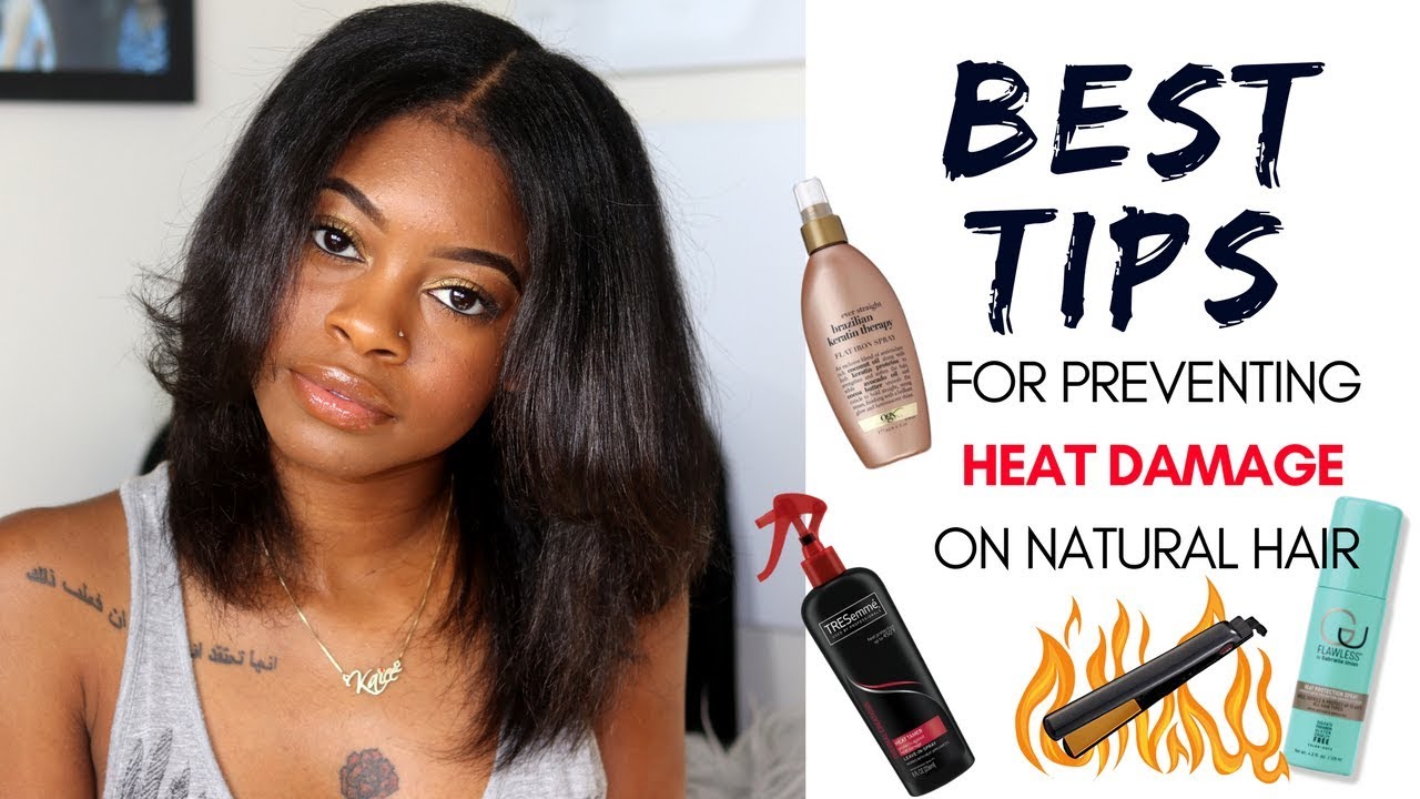 ❃CWK❃ EPI. 14 | HOW TO PREVENT HEAT DAMAGE ON NATURAL HAIR - YouTube