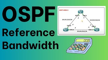 📈 Configuring OSPF Reference Bandwidth | Explained with Examples