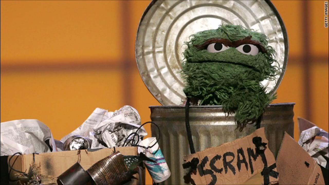 Oscar the Grouch (Sesame Street) I'm Sad Because I'm Happy (but it's 800 slower) YouTube