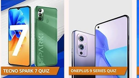 Amazon Tecno Spark 7 Quiz Answers Today | 15 April 2021