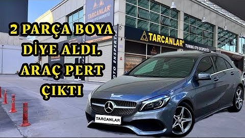 2 PARÇA BOYALI MERCEDES ALDI . HASAR KAYDI OLMAYAN ARAÇTA 1 HAFTA SONRA PERT KAYDI ÇIKTI .