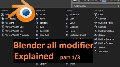 Blender all Modifier Explained (part 1/3)