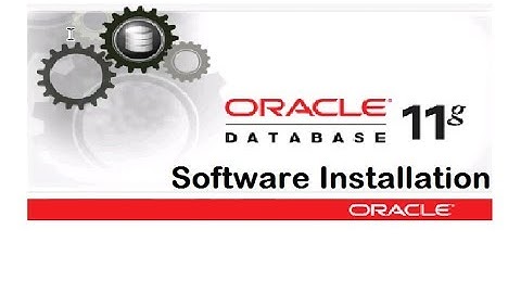 11gR2 database software installation step by step