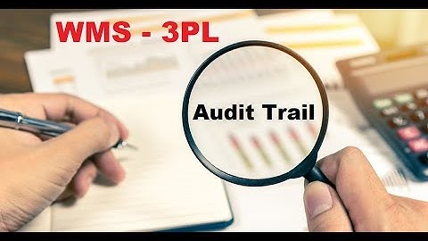 Oracle WMS  3PL  - Audit Trail for receiving shipments