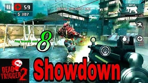 Dead Trigger 2 CHINA Campaign 8 Showdown ( Track & defeat the frist one)