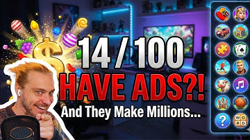 😱​ Only 14 of the TOP Grossing 100 Games use Ads by Felix Braberg