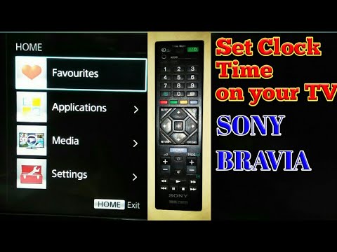 SONY BRAVIA: How to Set Date and Time |Kuya JTechnology|