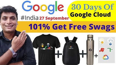 30 Days Of Google Cloud Program 2021 | Guarantee Free Goodies Swags By Google | Google Skill Badges