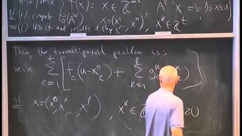 Discrete Optimization, Shmuel Onn, MSRI Berkeley, Lecture 5 of 7
