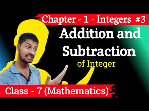 Addition and Subtraction