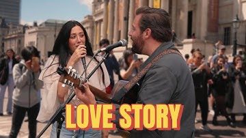 Everyone TURNED AROUND When They Heard Their VOICES | Taylor Swift - Love Story