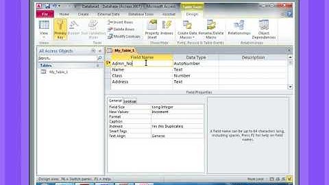 Chapter 4 - Part 5 - Specifying a Primary Key Field | Class 8 Computer